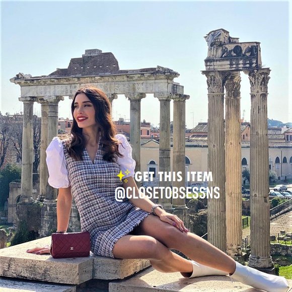 LAST ONE!!! ZARA Dress with Contrasting Balloon Sleeves - Picture 3 of 12